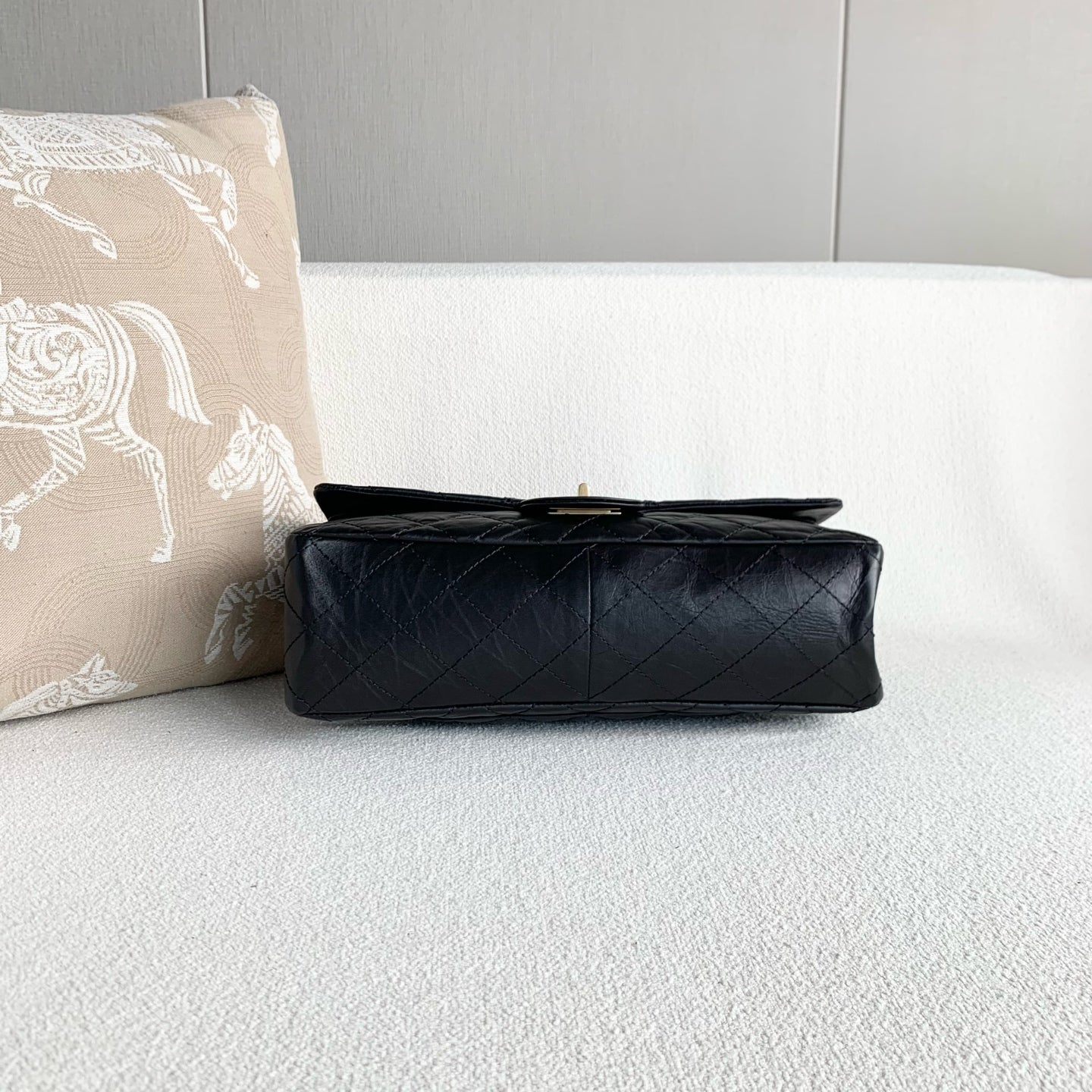 Chanel - 2.55 - Leather - Black - (large)
