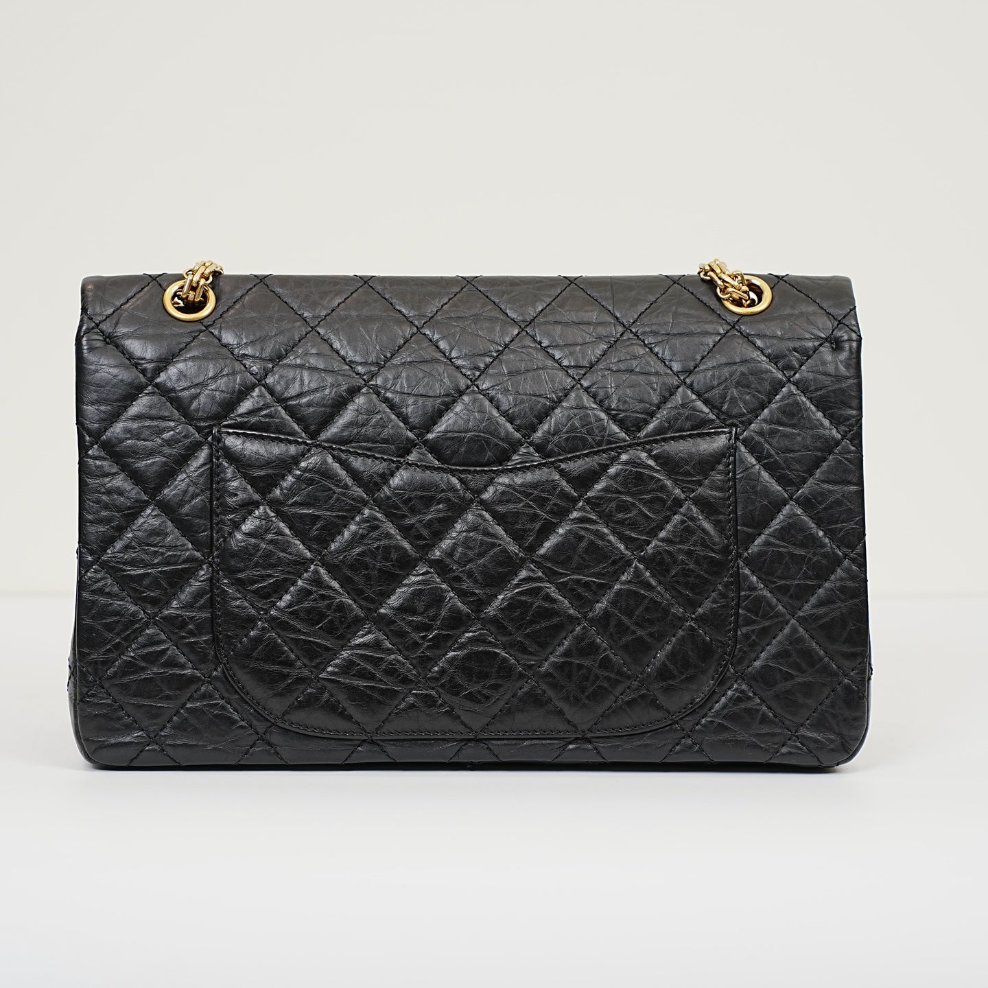 Chanel - 2.55 - Leather - Black - (large)