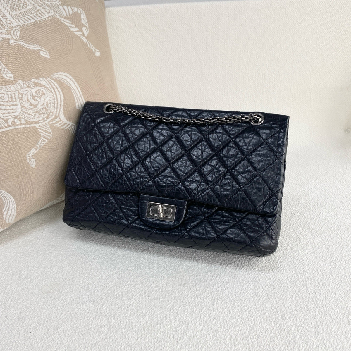 Chanel - 2.55 - Leather - Black - (large)