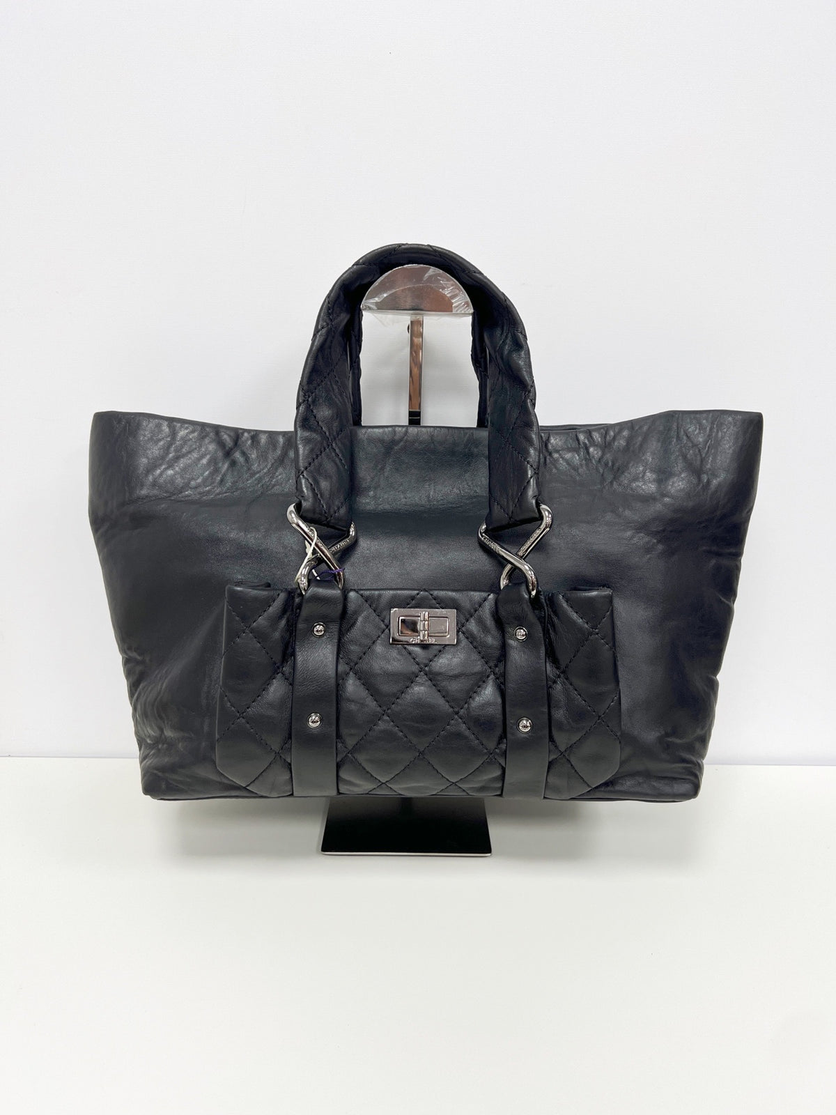Chanel - 2.55 - Leather - Black - (medium)