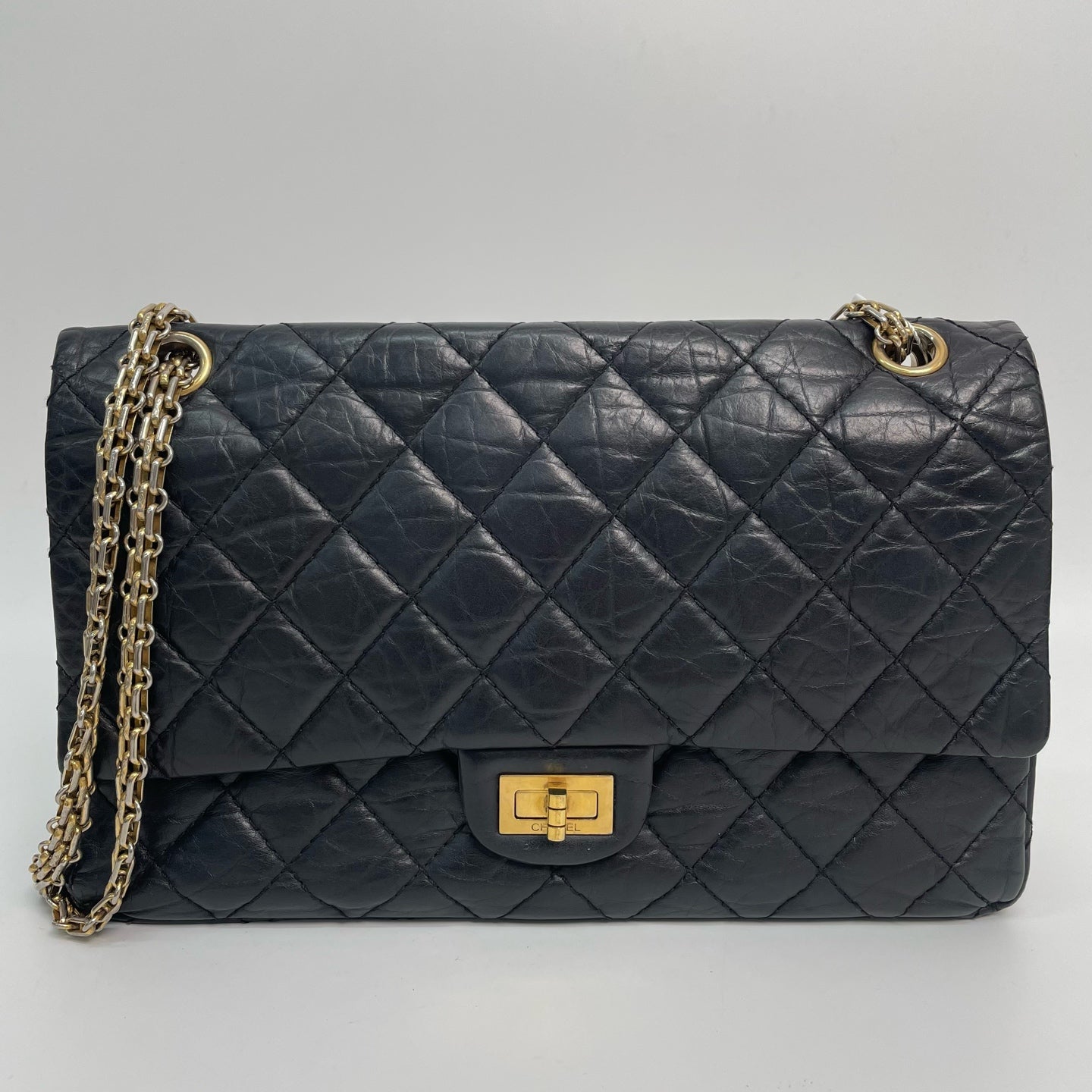 Chanel - 2.55 - Leather - Black - (medium)