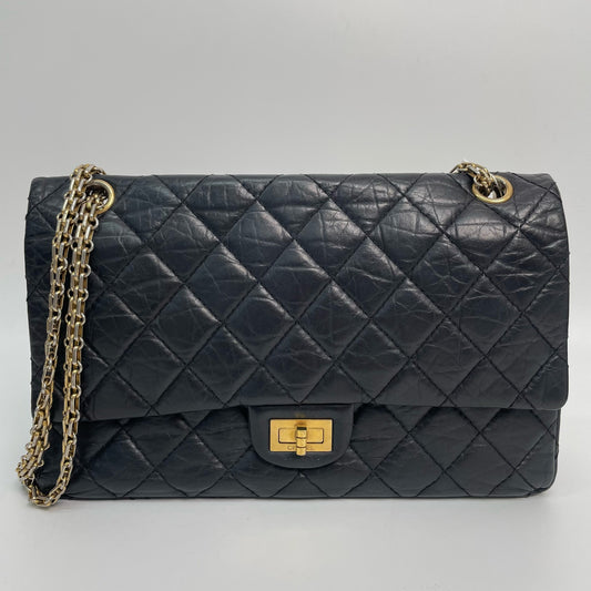 Chanel - 2.55 - Leather - Black - (medium)