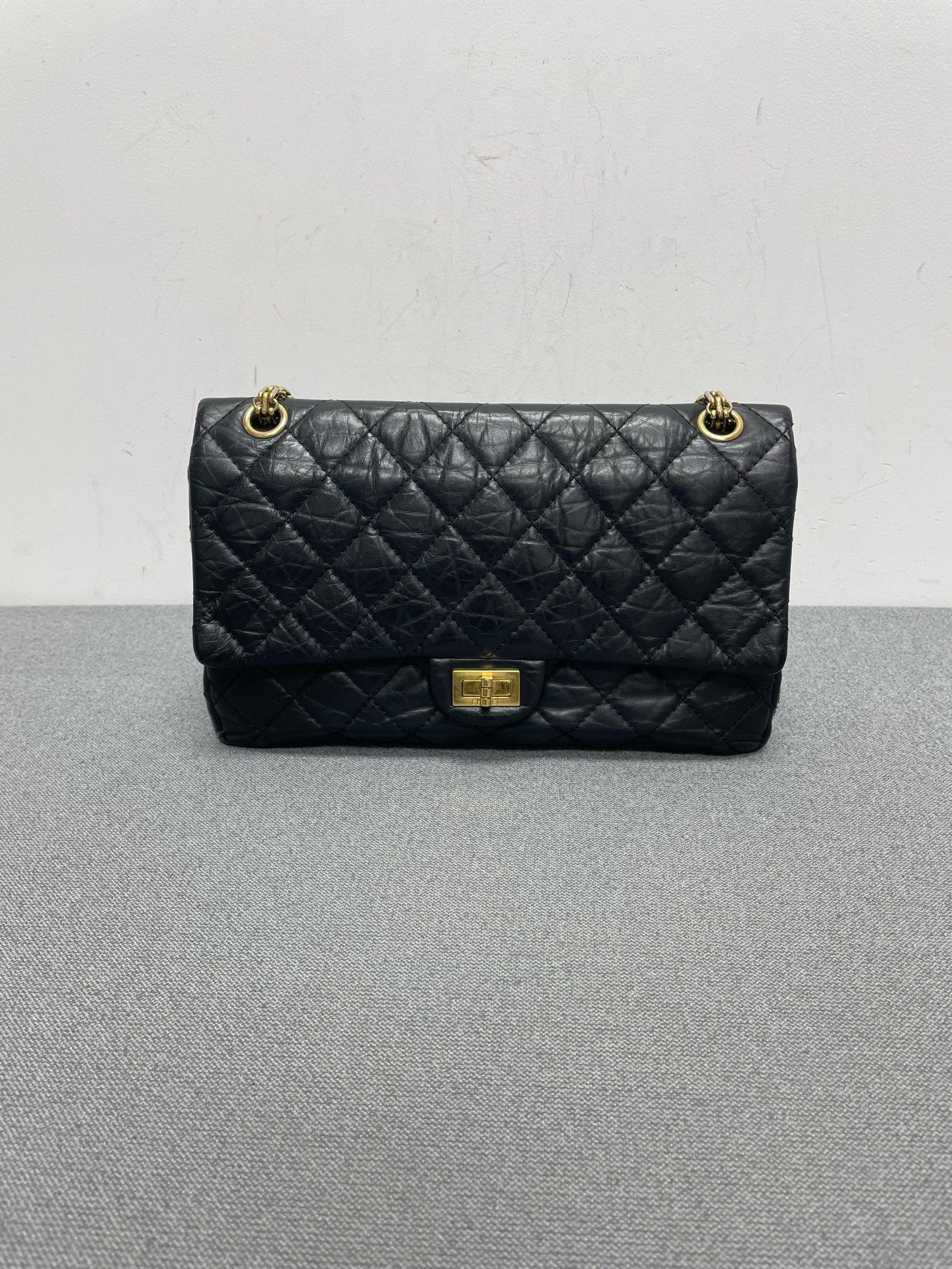 Chanel - 2.55 - Leather - Black - (medium)