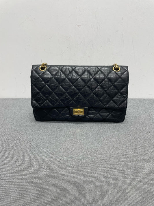 Chanel - 2.55 - Leather - Black - (medium)