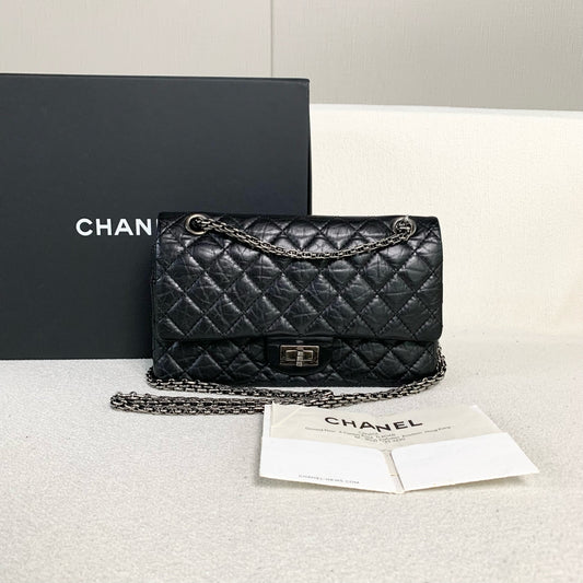Chanel - 2.55 - Leather - Black - (medium)