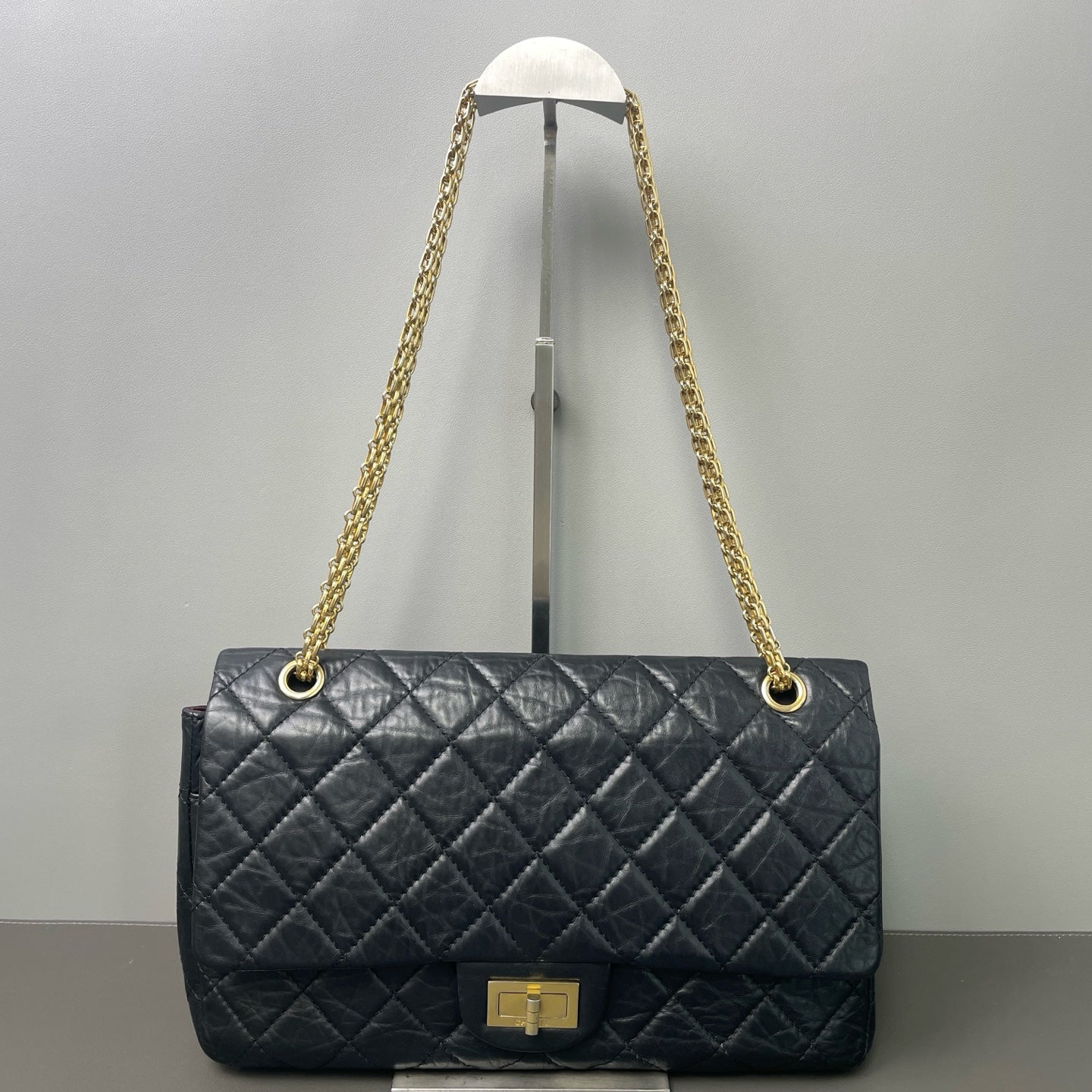 Chanel - 2.55 - Leather - Black - (medium)
