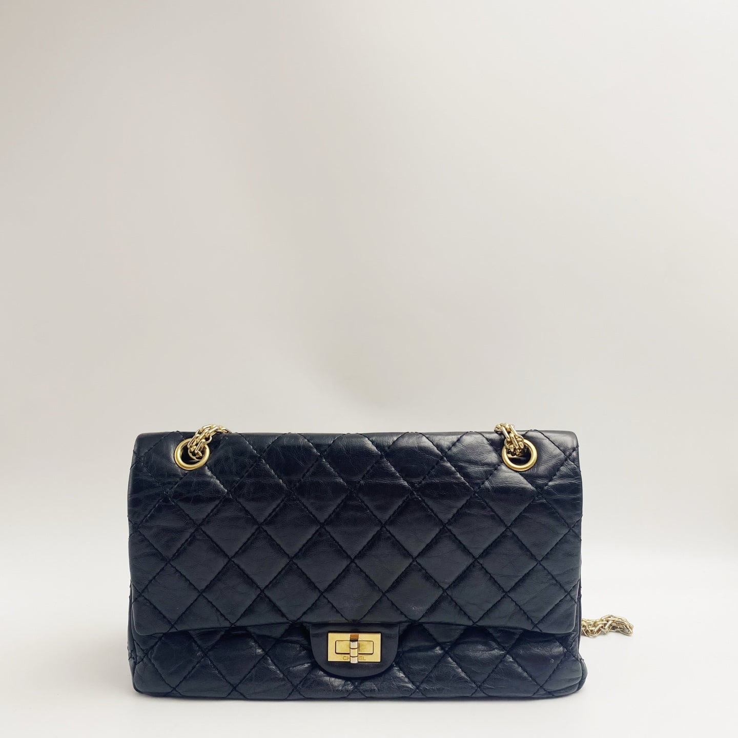Chanel - 2.55 - Leather - Black - (medium)