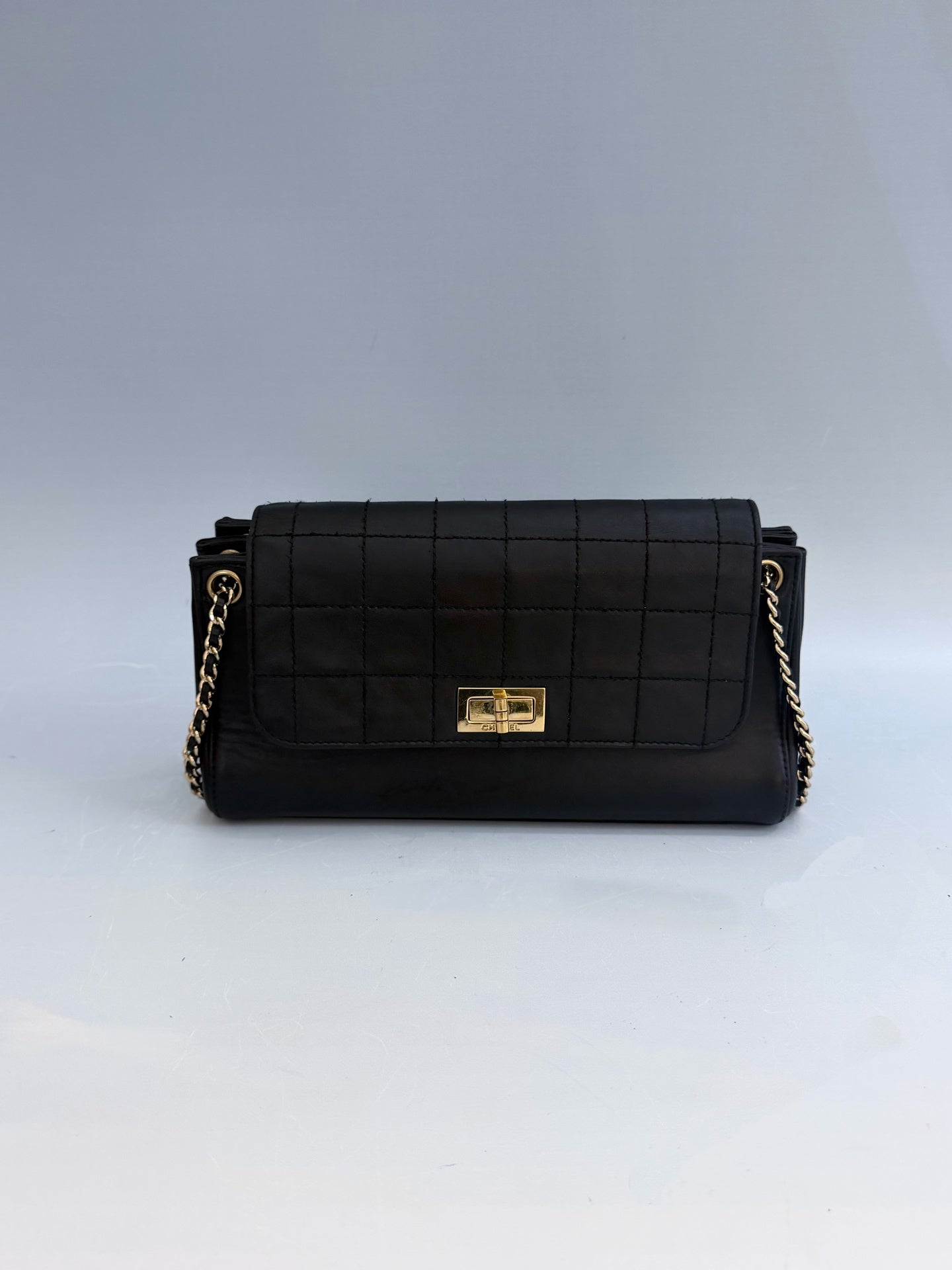 Chanel - 2.55 - Leather - Black - (medium)