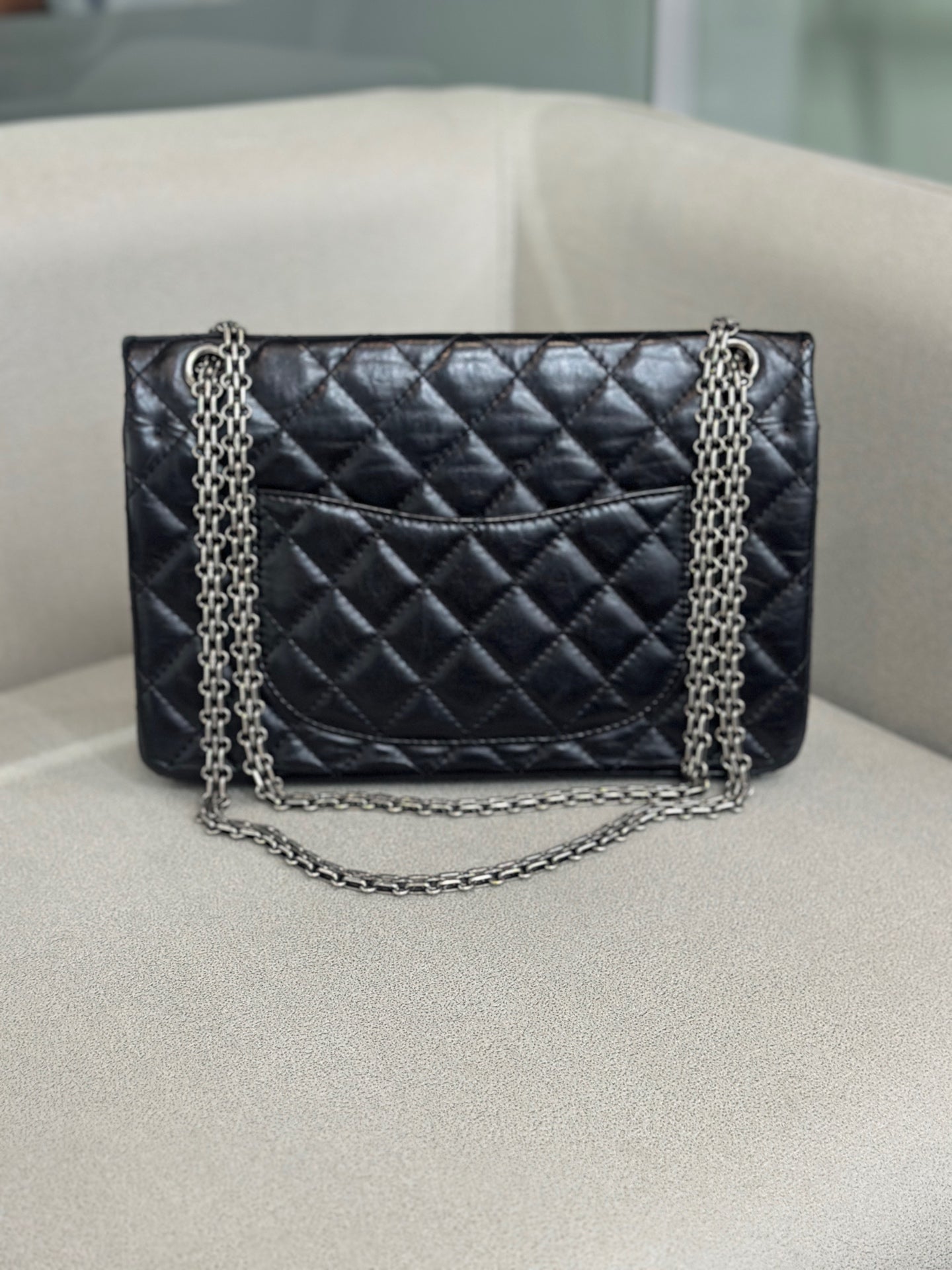 Chanel - 2.55 - Leather - Black - (medium)
