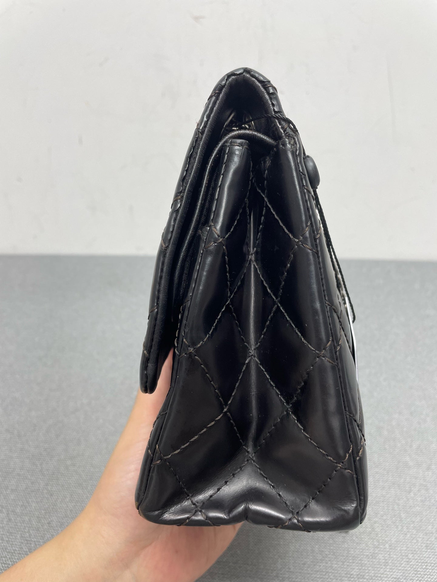 Chanel - 2.55 - Leather - Black - (medium)
