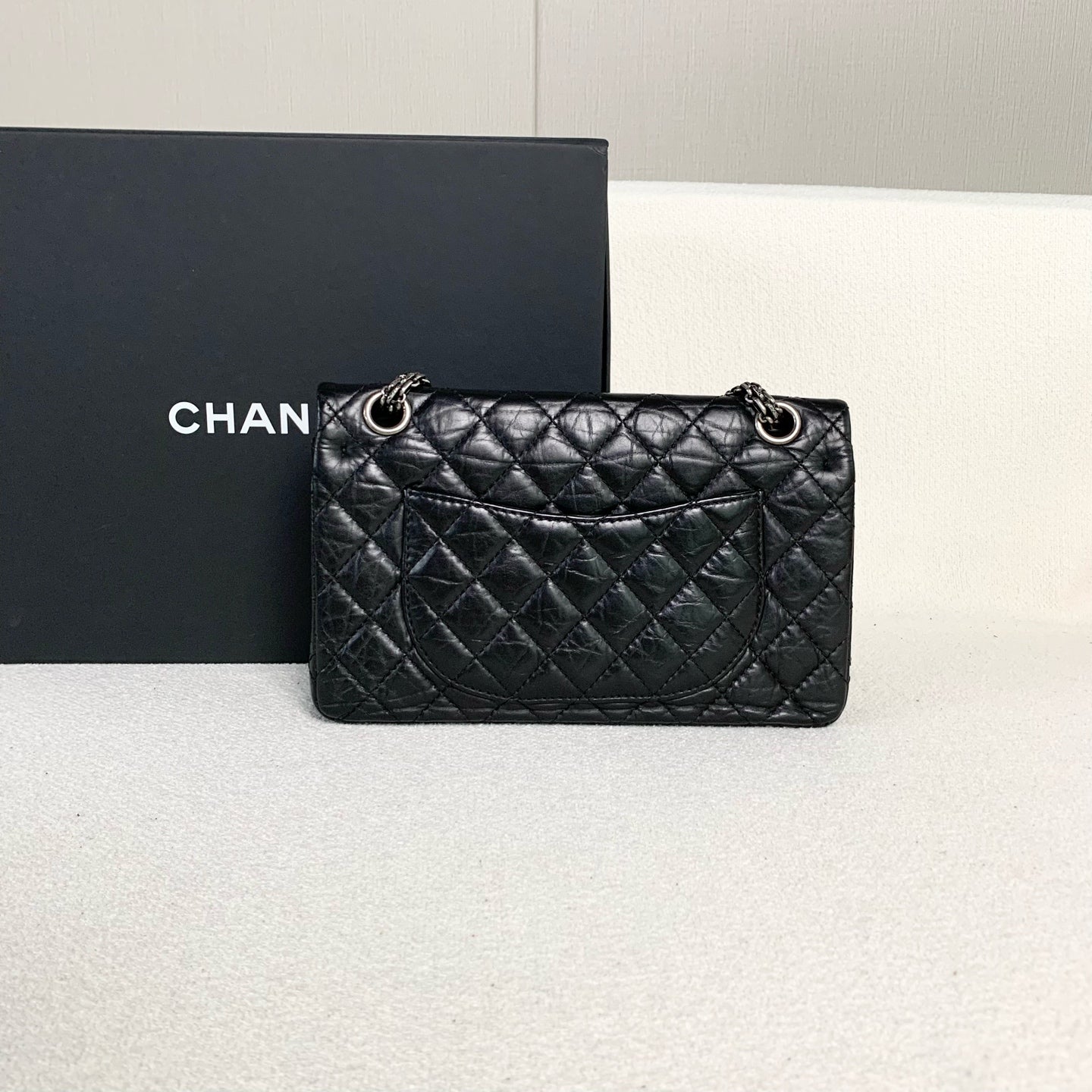 Chanel - 2.55 - Leather - Black - (medium)