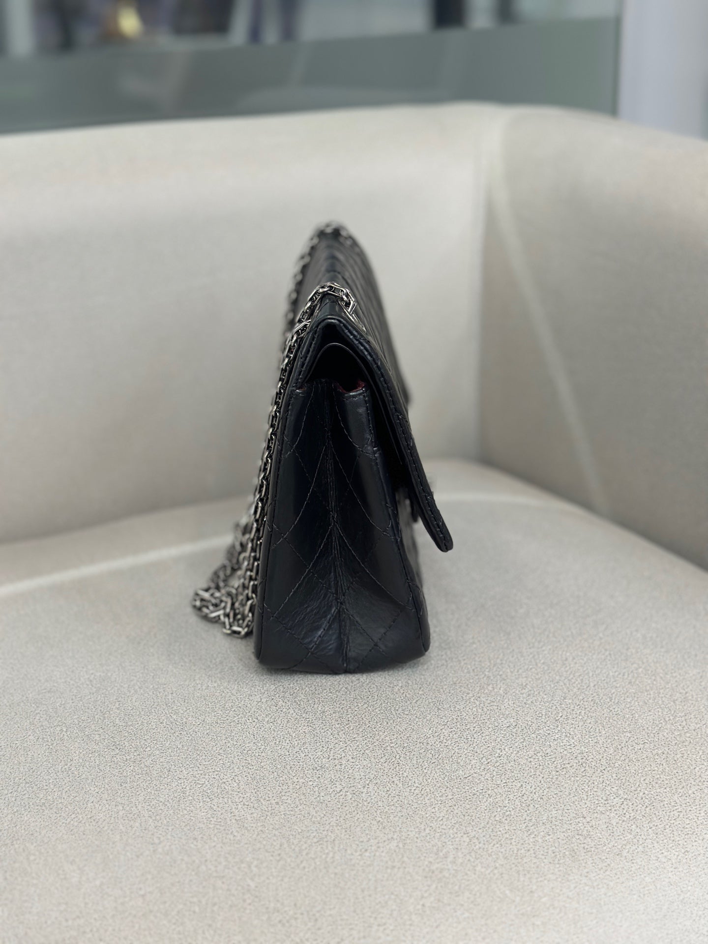 Chanel - 2.55 - Leather - Black - (medium)