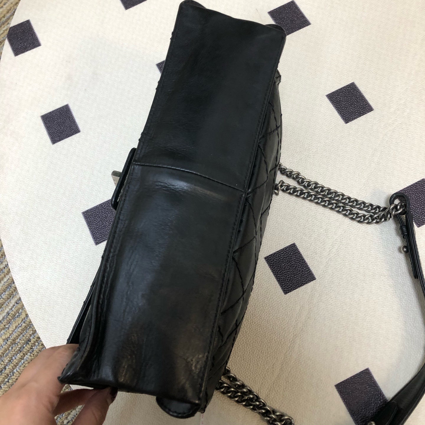 Chanel - 2.55 - Leather - Black - (medium)