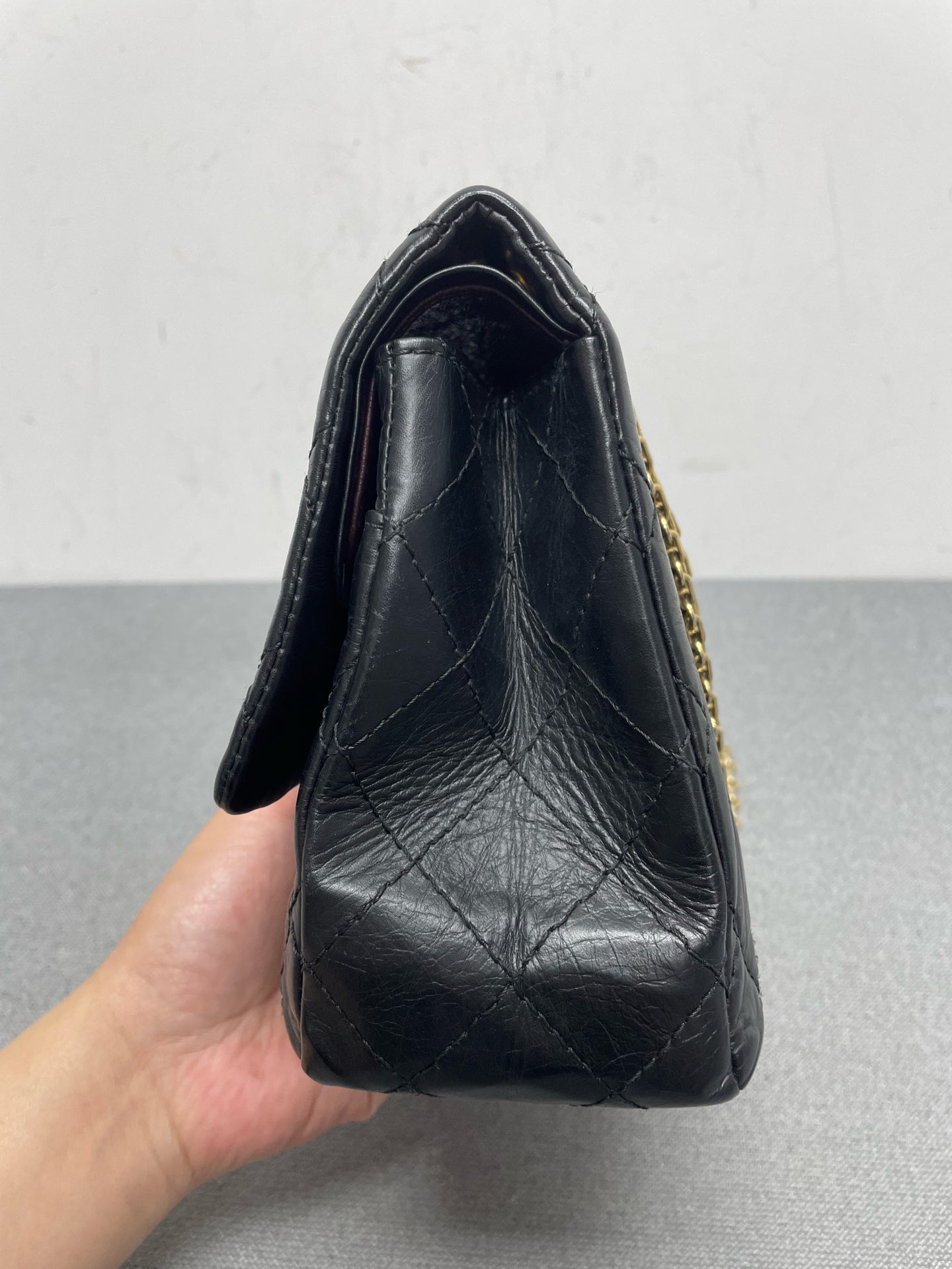 Chanel - 2.55 - Leather - Black - (medium)