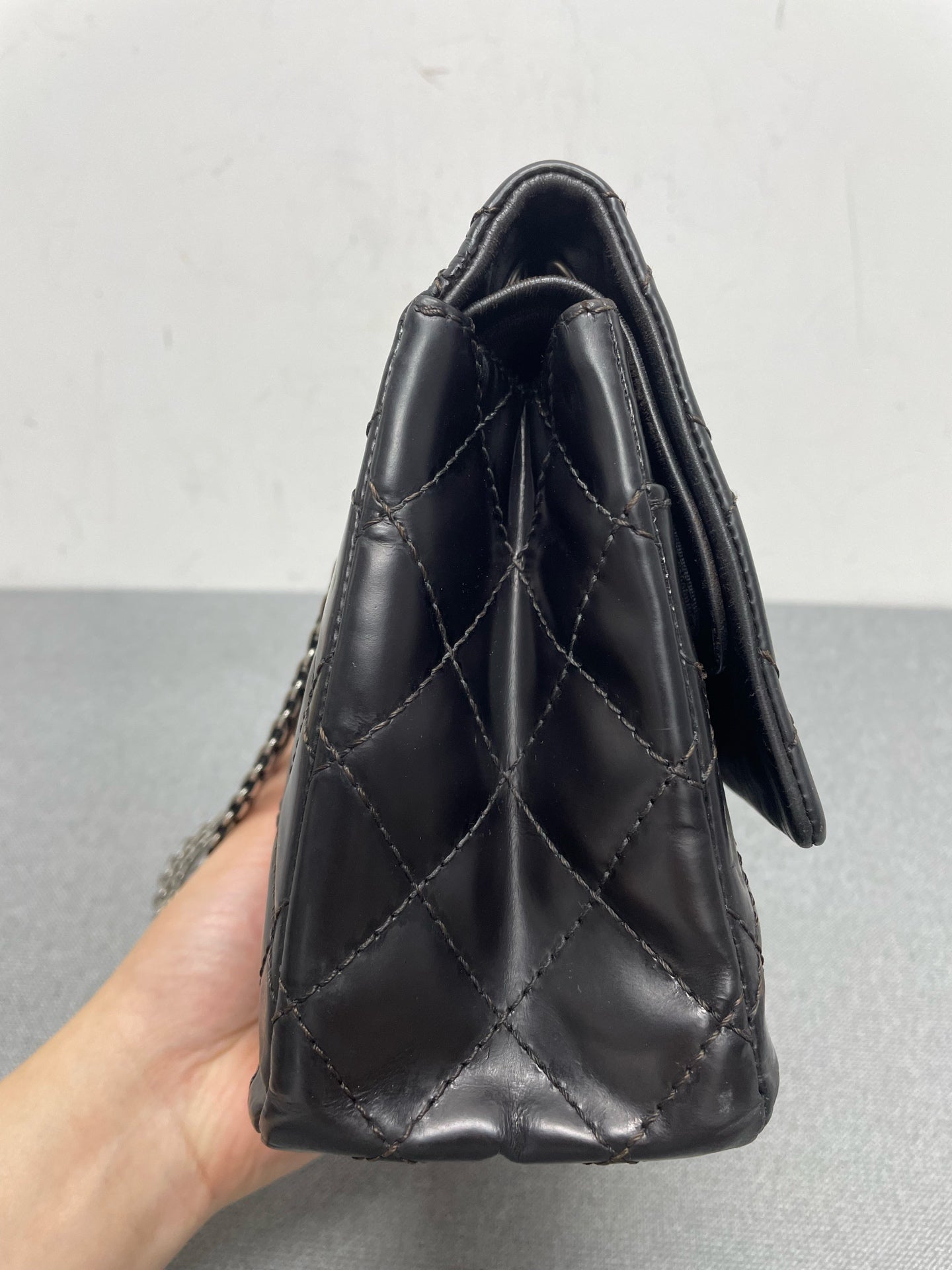 Chanel - 2.55 - Leather - Black - (medium)