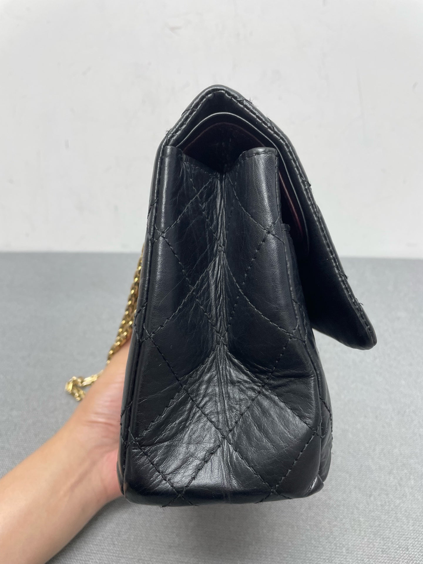 Chanel - 2.55 - Leather - Black - (medium)