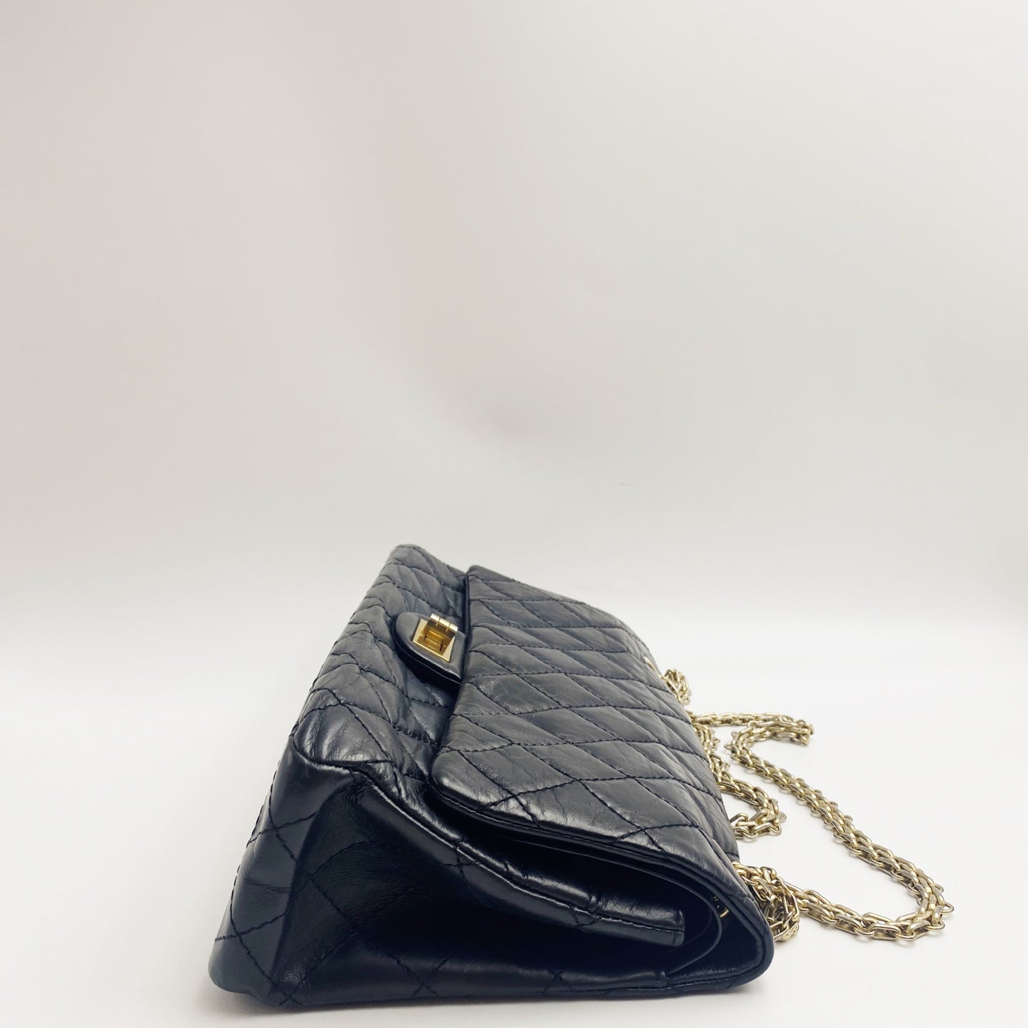 Chanel - 2.55 - Leather - Black - (medium)