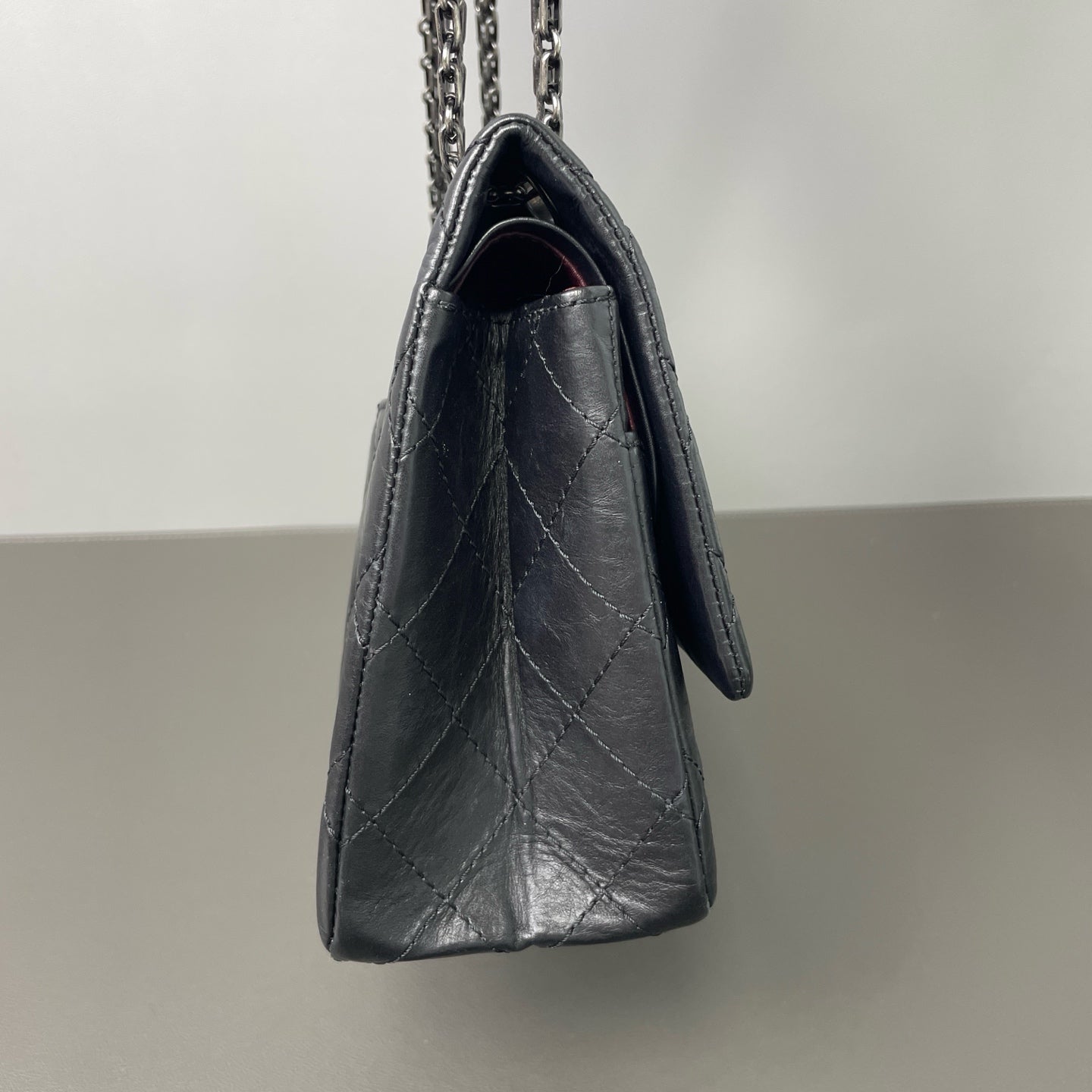 Chanel - 2.55 - Leather - Black - (medium)