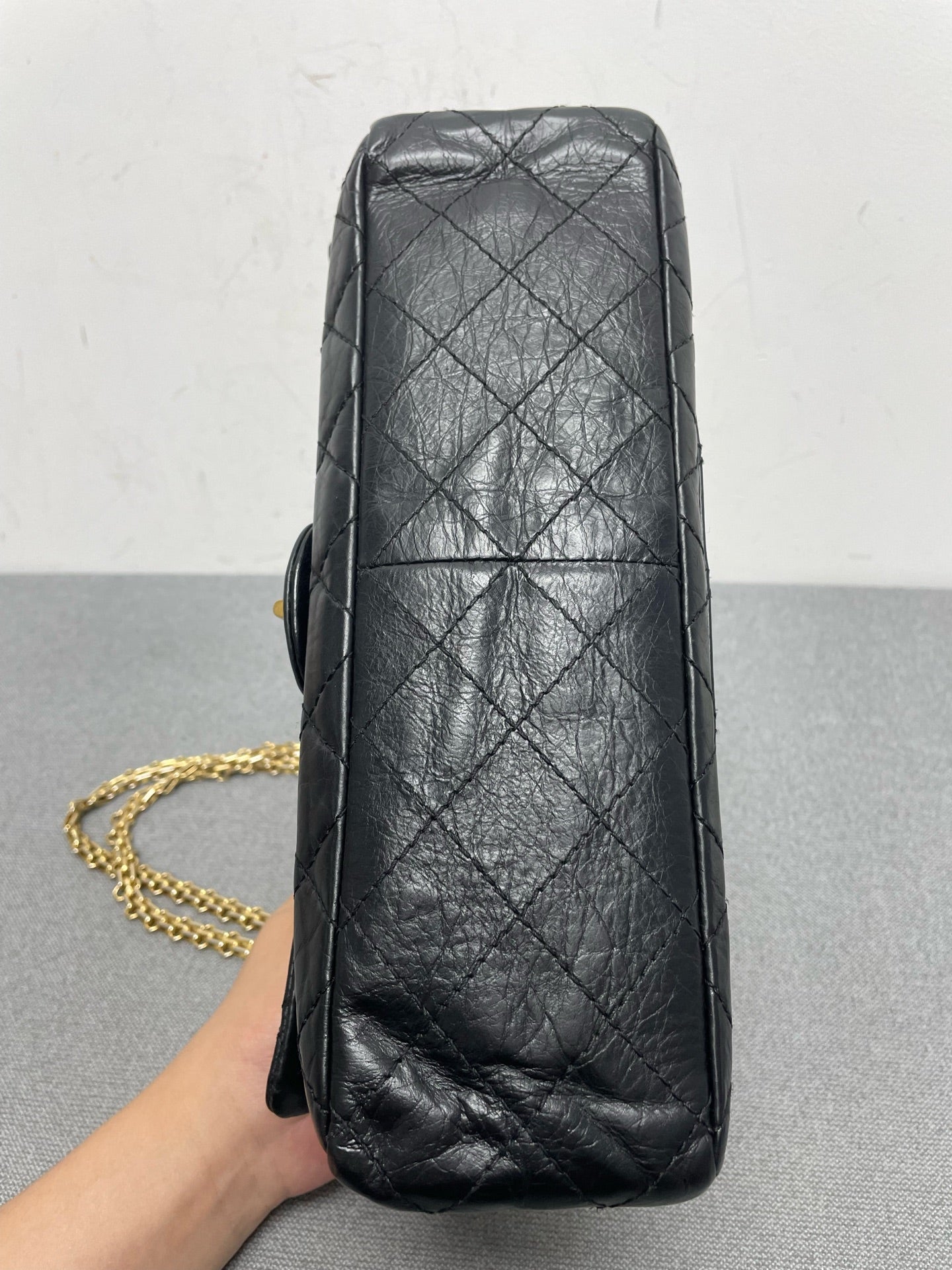 Chanel - 2.55 - Leather - Black - (medium)