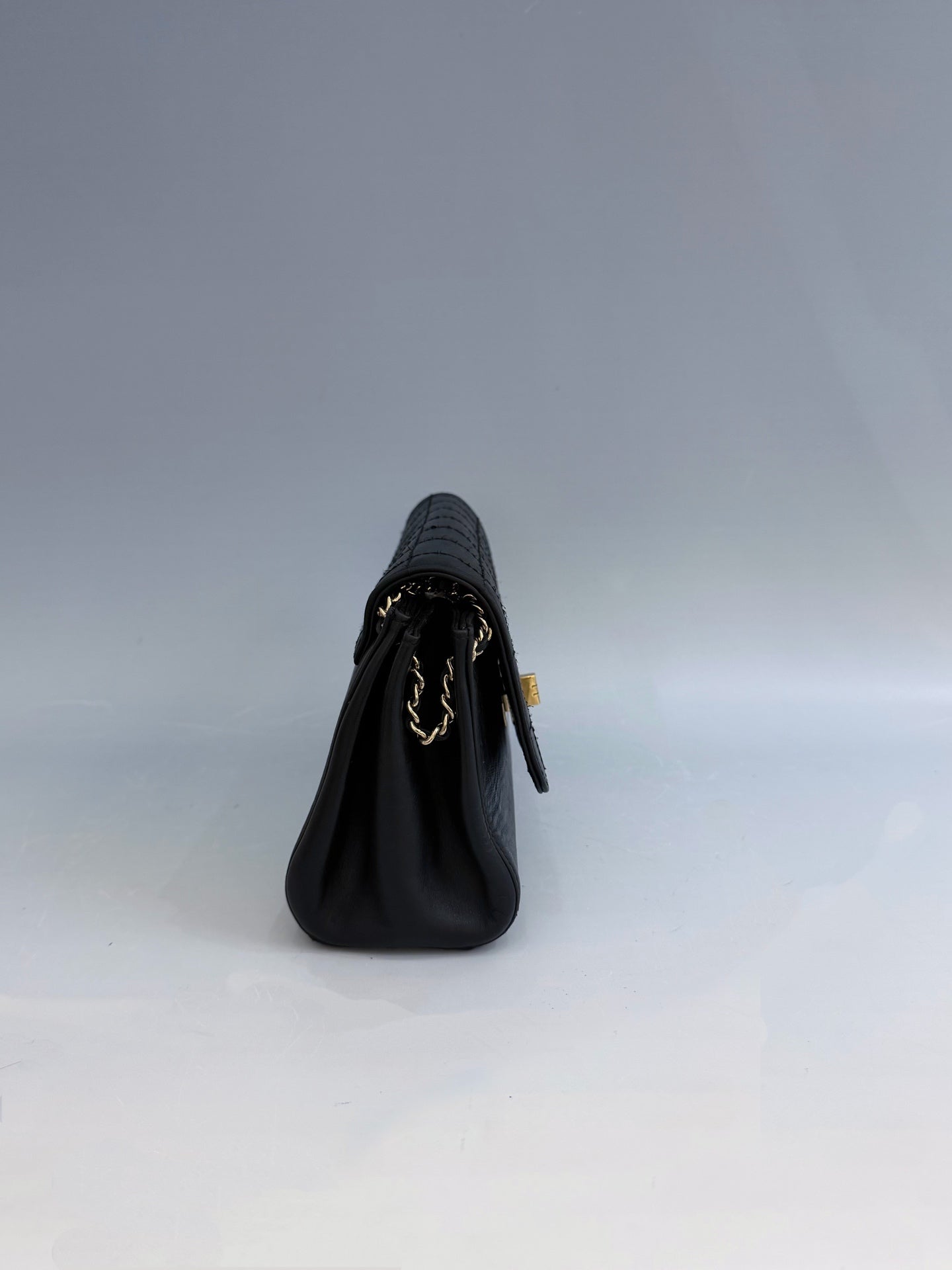 Chanel - 2.55 - Leather - Black - (medium)