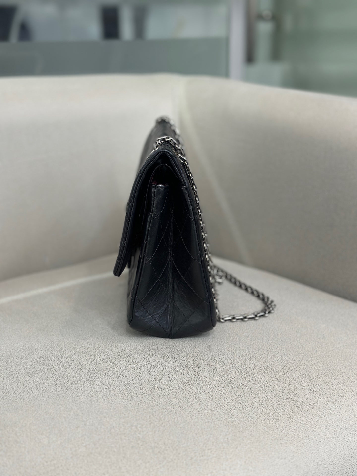 Chanel - 2.55 - Leather - Black - (medium)