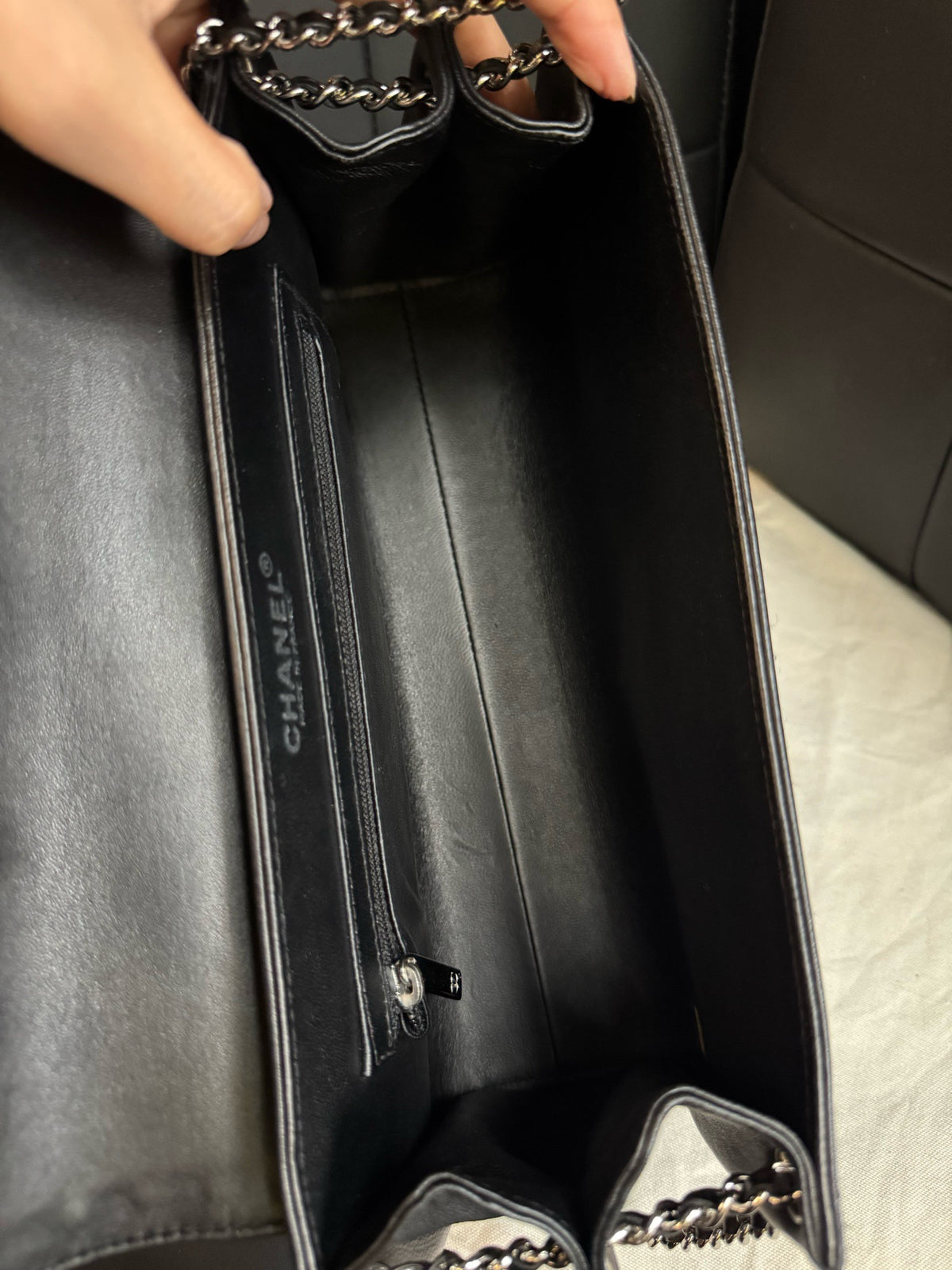 Chanel - 2.55 - Leather - Black - (medium)