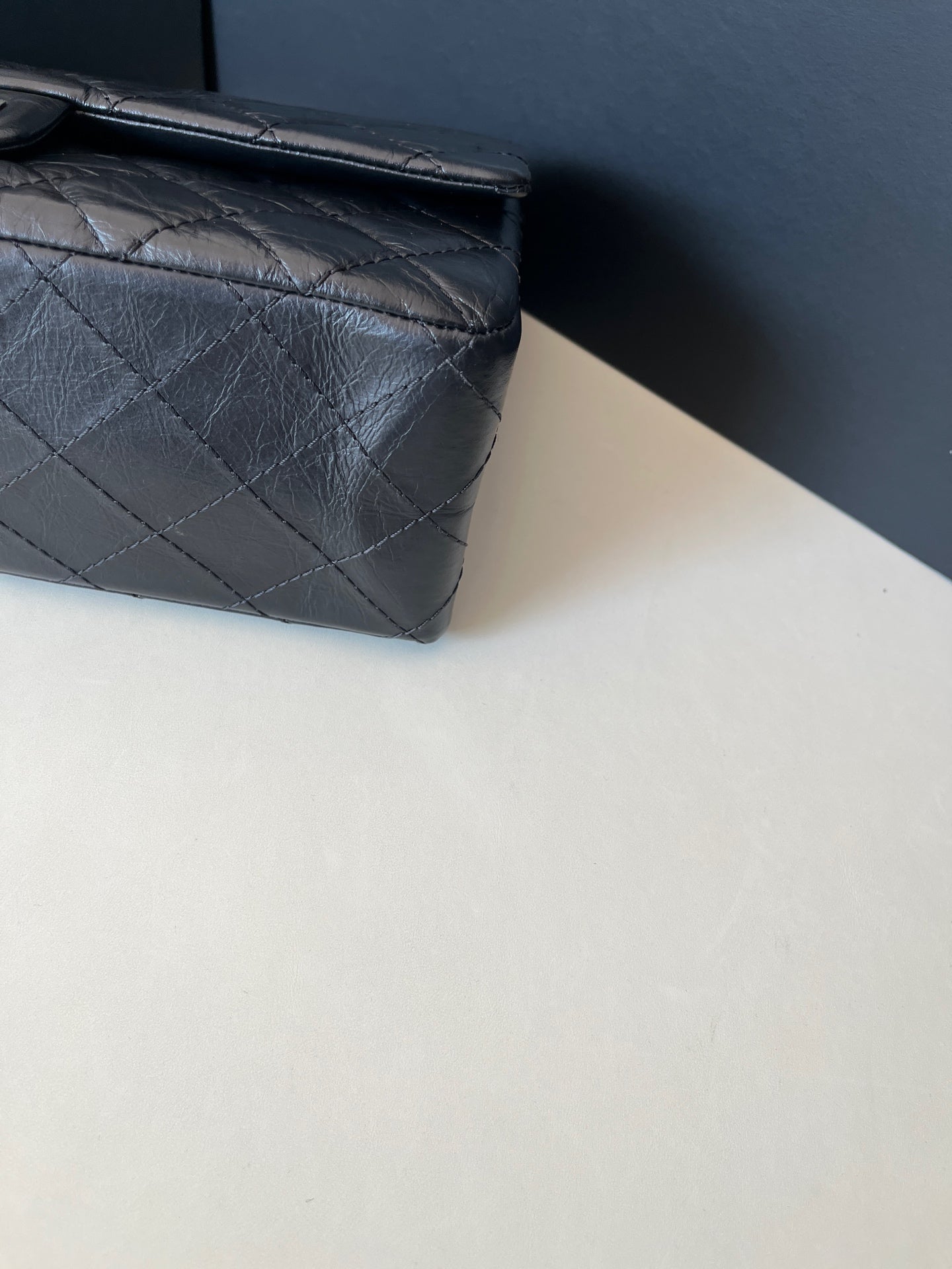 Chanel - 2.55 - Leather - Black - (medium)