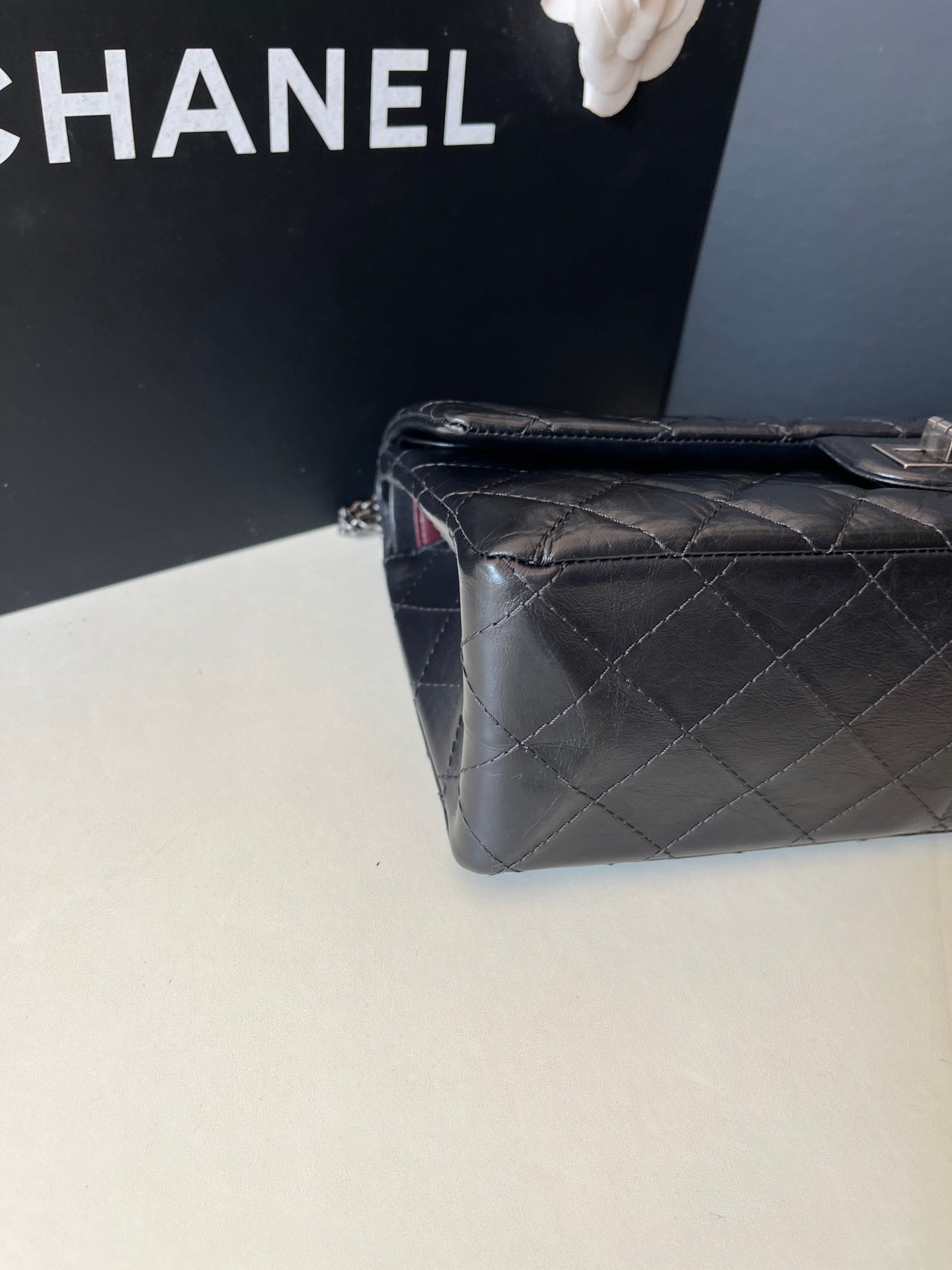 Chanel - 2.55 - Leather - Black - (medium)