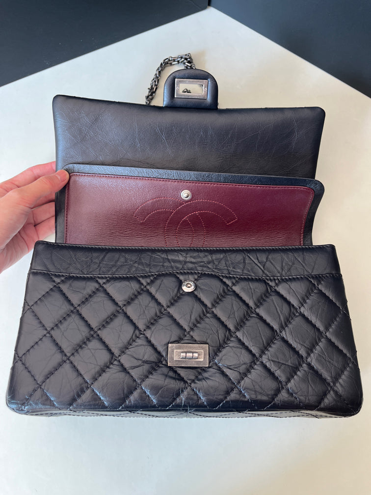 Chanel - 2.55 - Leather - Black - (medium)