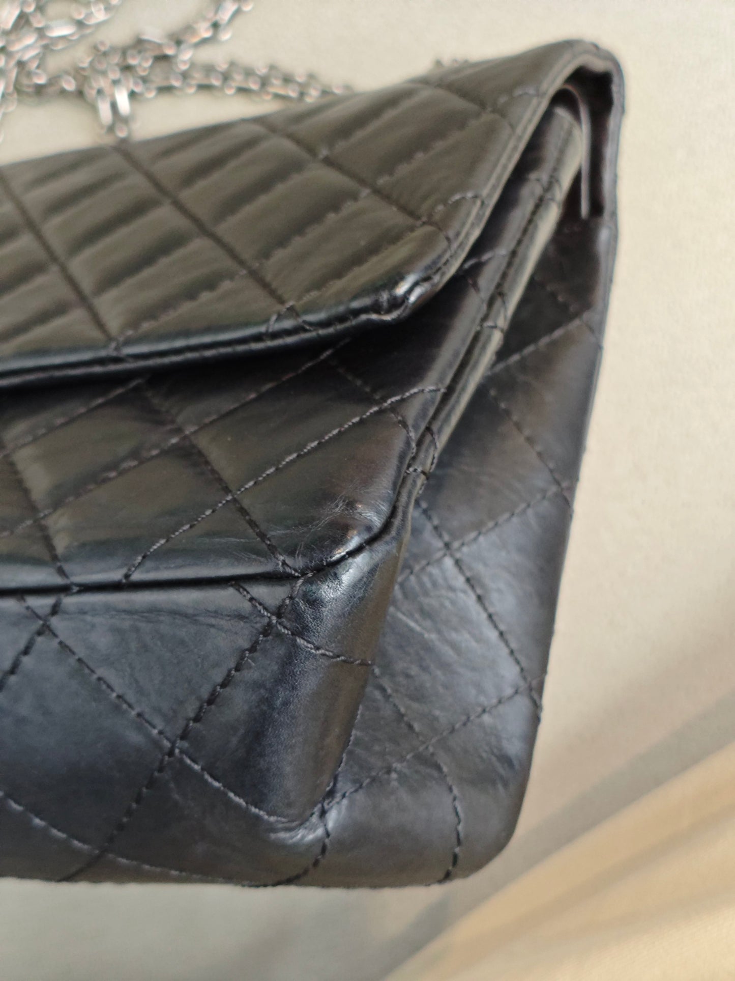 Chanel - 2.55 - Leather - Black - (medium)