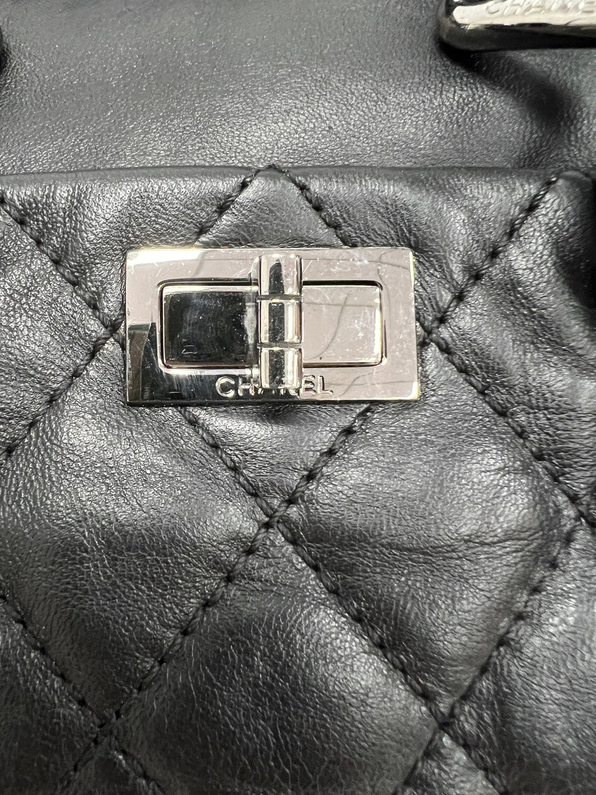 Chanel - 2.55 - Leather - Black - (medium)