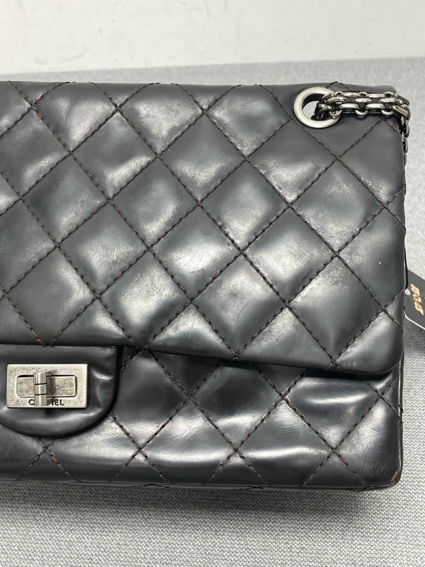 Chanel - 2.55 - Leather - Black - (medium)