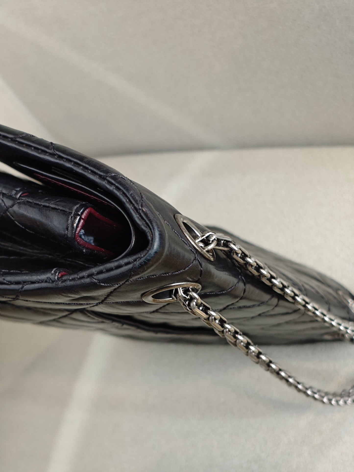 Chanel - 2.55 - Leather - Black - (medium)