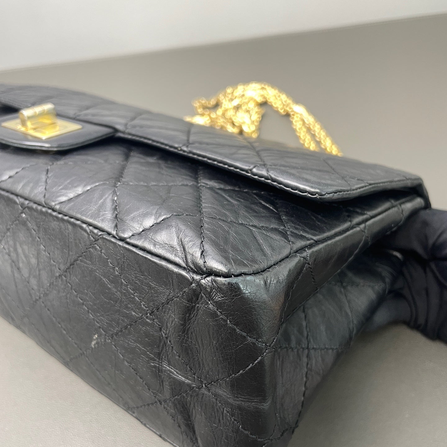 Chanel - 2.55 - Leather - Black - (medium)