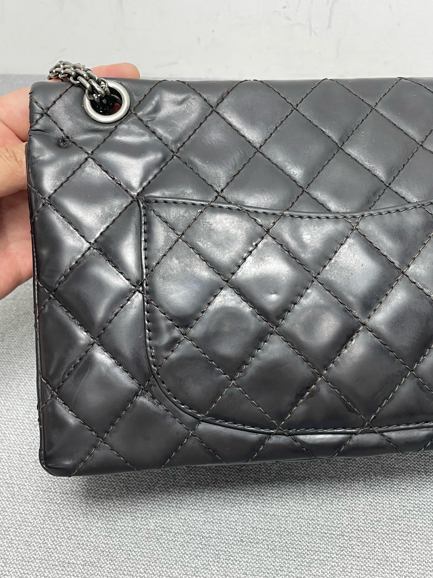 Chanel - 2.55 - Leather - Black - (medium)