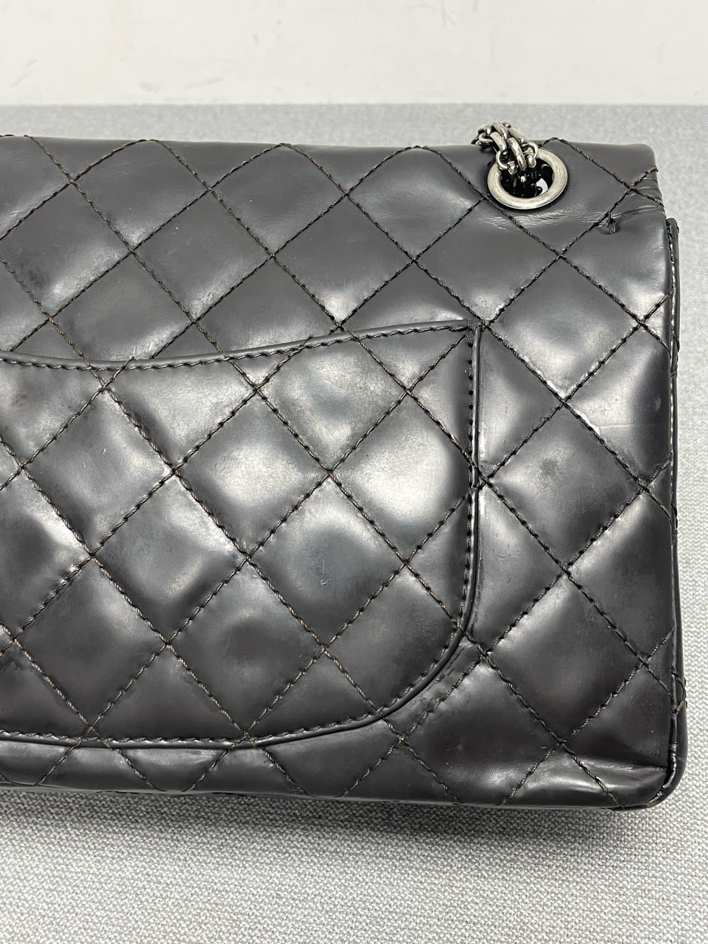 Chanel - 2.55 - Leather - Black - (medium)