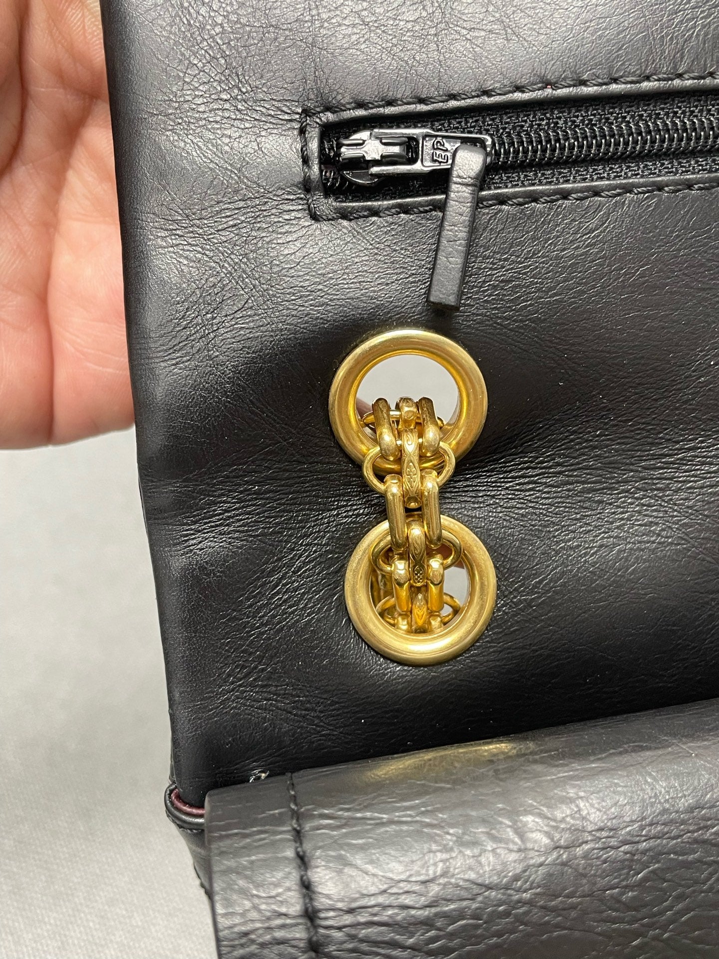 Chanel - 2.55 - Leather - Black - (Medium)