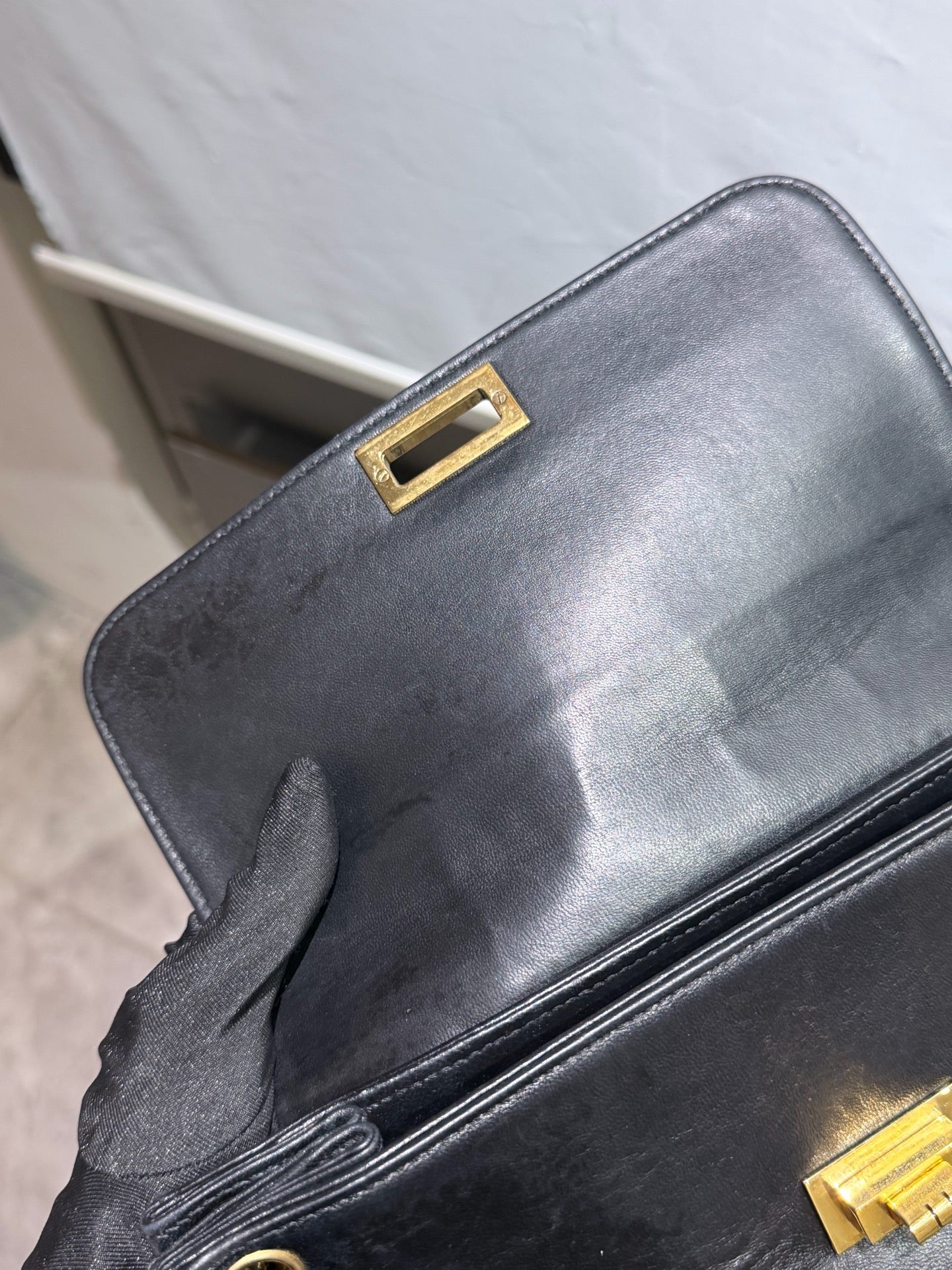 Chanel - 2.55 - Leather - Black - (medium)