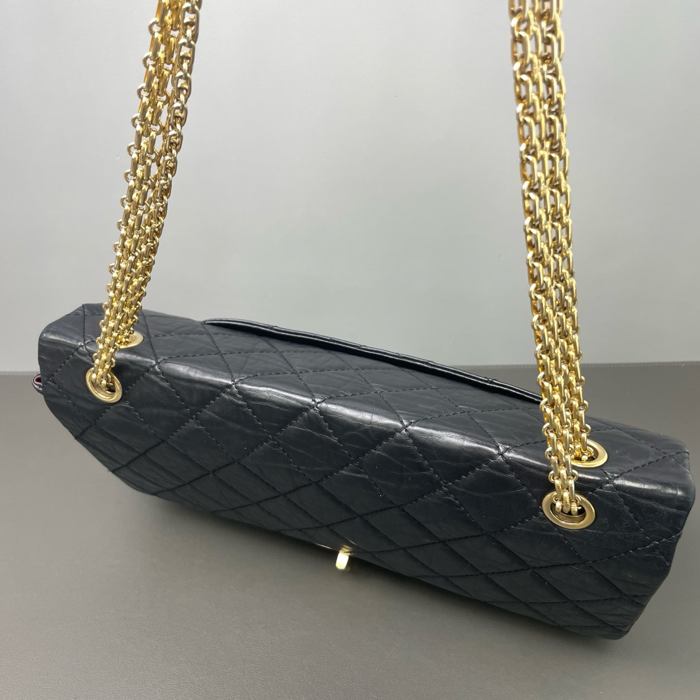 Chanel - 2.55 - Leather - Black - (medium)