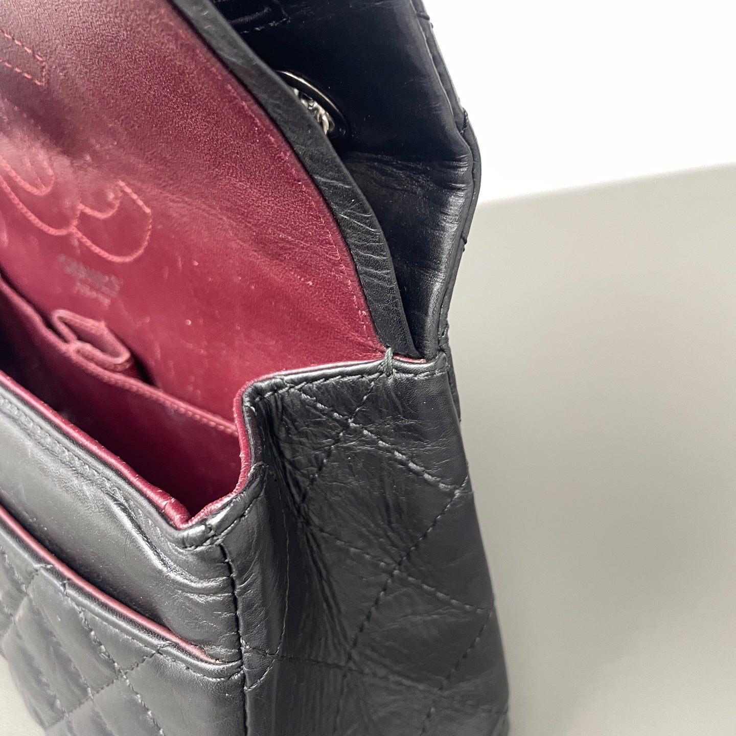 Chanel - 2.55 - Leather - Black - (medium)