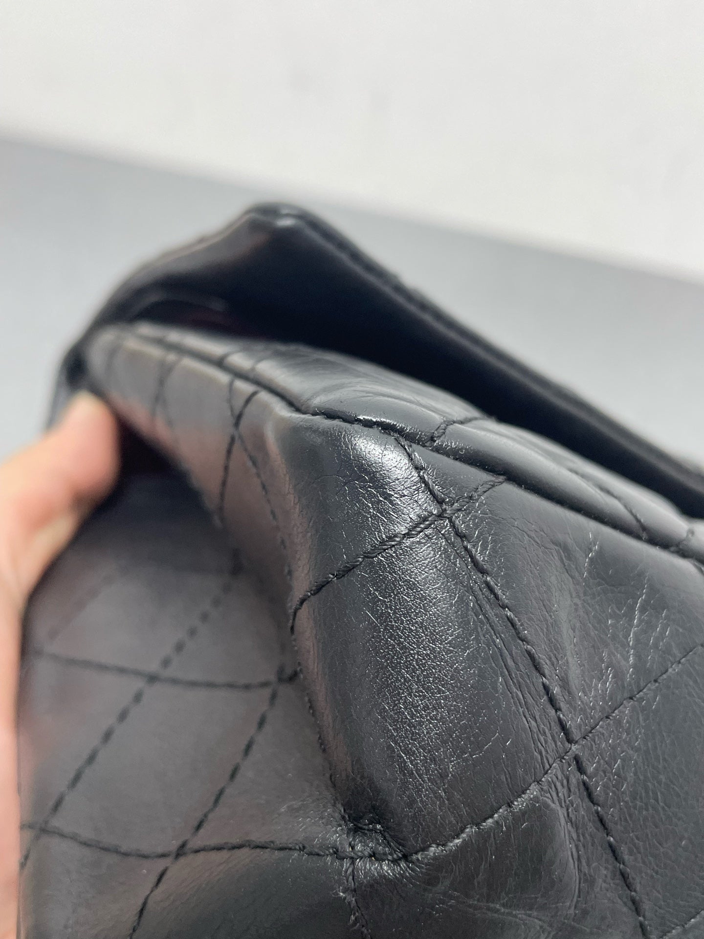 Chanel - 2.55 - Leather - Black - (Medium)