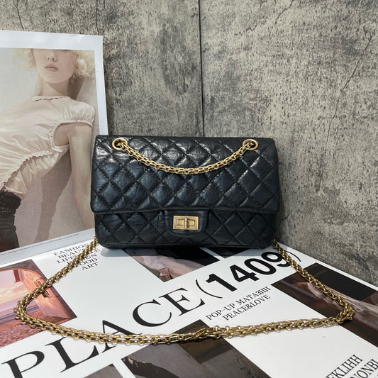 Chanel - 2.55 - Leather - Black - (mini)