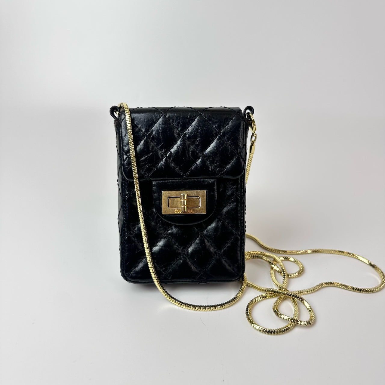 Chanel - 2.55 - Leather - Black - (mini)