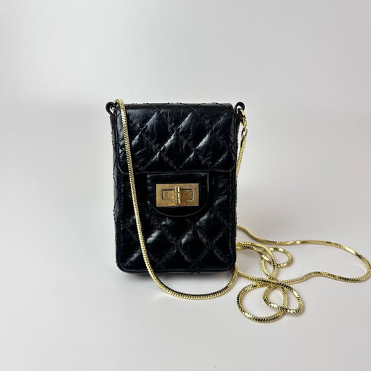 Chanel - 2.55 - Leather - Black - (mini)