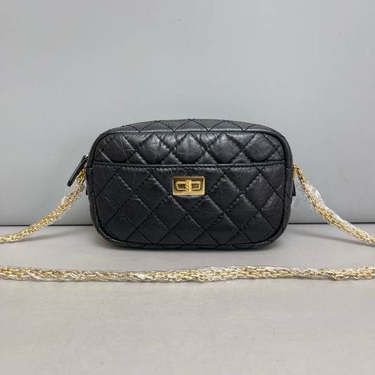 Chanel - 2.55 - Leather - Black - (mini)