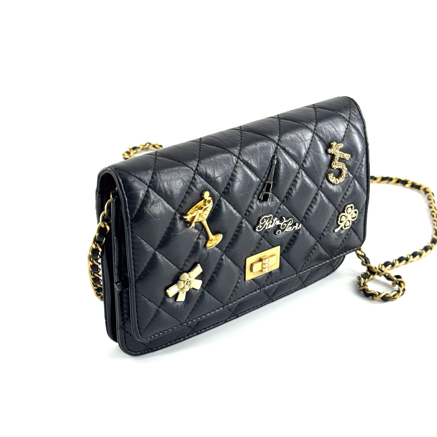 Chanel - 2.55 - Leather - Black - (mini)