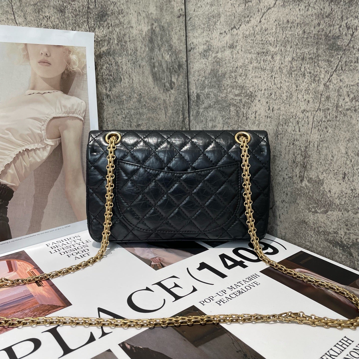 Chanel - 2.55 - Leather - Black - (mini)