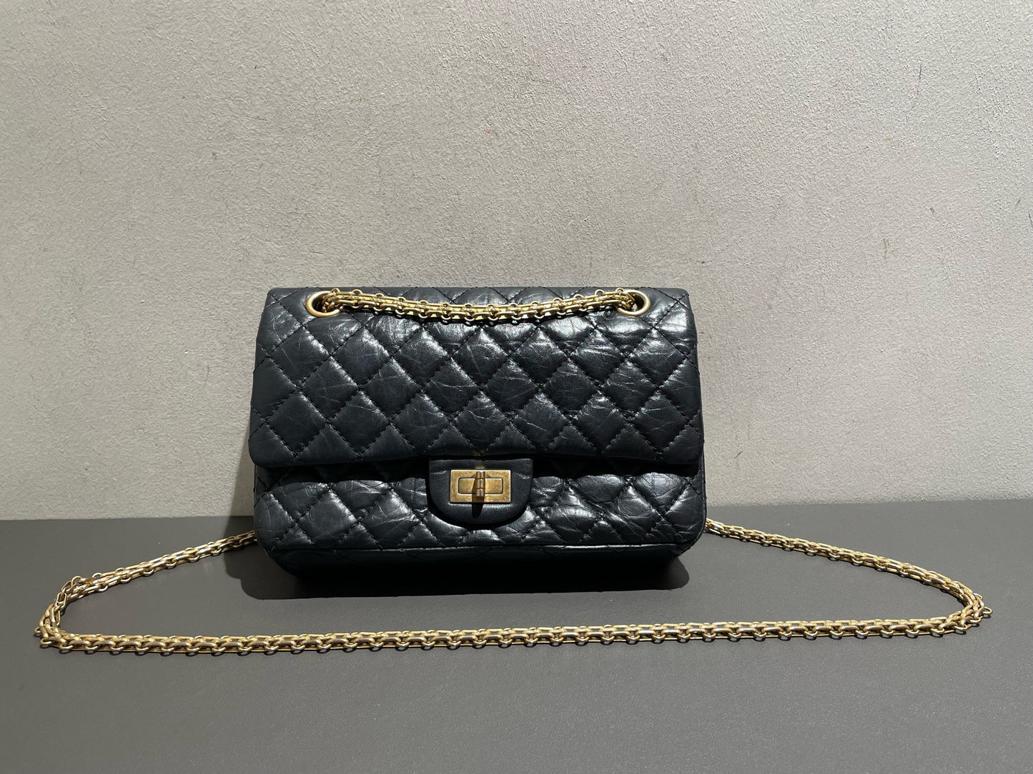 Chanel - 2.55 - Leather - Black - (mini)