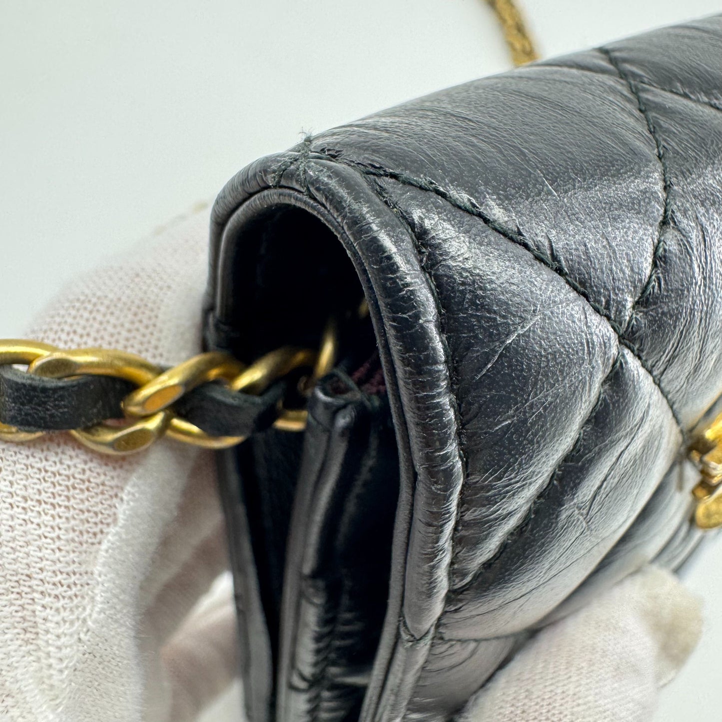 Chanel - 2.55 - Leather - Black - (mini)