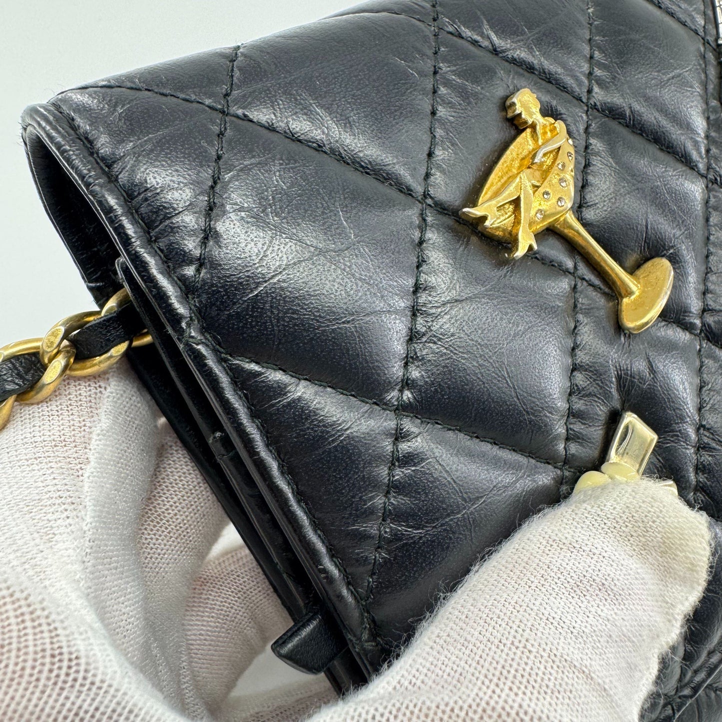 Chanel - 2.55 - Leather - Black - (mini)